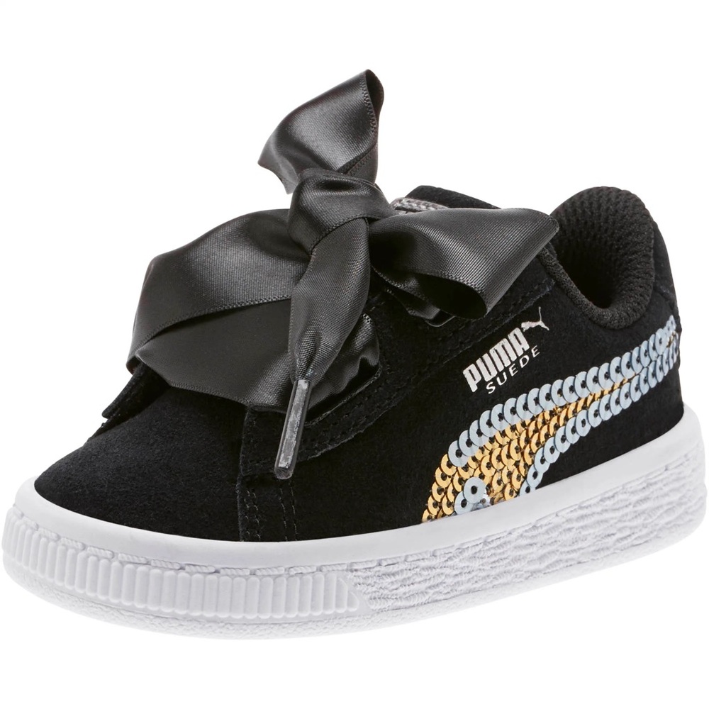 Puma Sequin Leather Sneakers